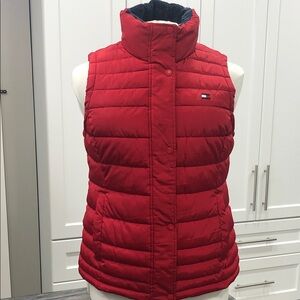 Tommy Hilfiger Red Insulated Quilted Puffer Vest – Women’s Large